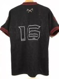 2016 West Ham Iron Maiden #16 Black Retrot Soccer Jersey