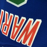 Warriors CURRY #30 'Mexico' Blue 75th Anniversary Retro Top Quality Hot Pressing NBA Jersey