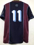 2011 West Ham #11 Iron Maiden Home Retrot Soccer Jersey