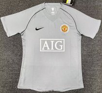 2007-2008 Man Utd Goalkeeper Retro Soccer Jersey