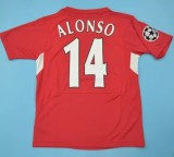 2005 LIV Red Champions Retro Soccer Jersey