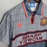 1995-1996 Man Utd Away Retro Soccer Jersey