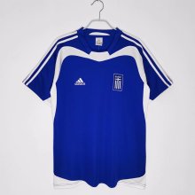 2004 Greece Home Retro Soccer Jersey