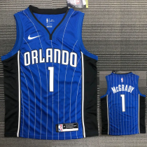 MAGIC McGRADY # 1 Blue Top Quality Hot Pressing NBA Jersey MAGIC McGRADY # 1 Blue Top Quality Hot Pressing NBA Jersey