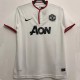 2013-2014 Man Utd Away White Retro Soccer Jersey