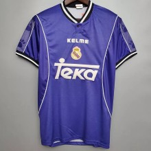 1997-1998 RMA Away Blue Retro Soccer Jersey