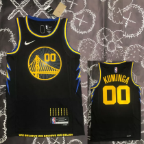 21-22 WARRIORS KUMINGA #00 Black 75th Anniversary City Edition Top Quality Hot Pressing NBA Jersey
