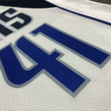 21-22 Dallas NOWITZKI #41 White 75th Anniversary Top Quality Hot Pressing NBA Jersey