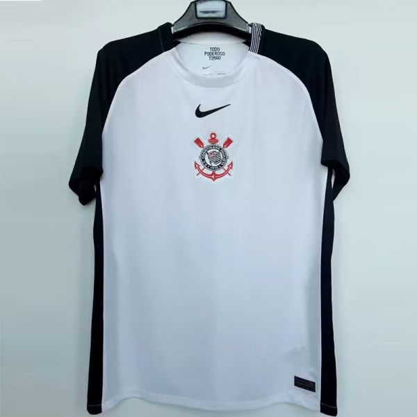 25-26 Corinthians Home Fans Soccer Jersey