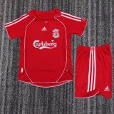 2006-2008 Liverpool Home Retro Kids Soccer Jersey