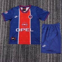 1995-1996 PSG Home Retro Kids Soccer Jersey