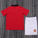 2013-2014 Man Utd Home Retro Kids Soccer Jersey