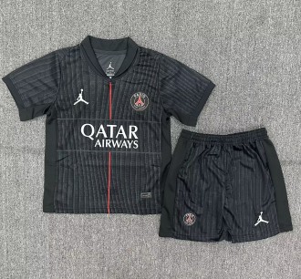 25-26 PSG Fourth Kids Soccer Jersey