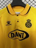 25-26 Espanyol Yellow 125th Anniversary Edition Fans Soccer Jersey