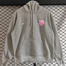 25-26 BAR Gray Hoody 灰色(加绒)粉标