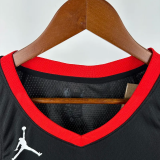 23-24 Rockets DURANT #7 Black Top Quality Hot Pressing NBA Jersey (Trapeze Edition)飞人版