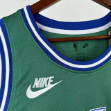 25-26 Dallas Mavericks FLAGG #32 Green Retro Top Quality Hot Pressing NBA Jersey