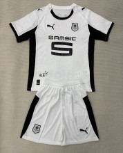25-26 Stade Rennais Away Kids Soccer Jersey