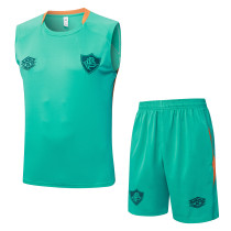 25-26 Fluminense High Quality Tank Top And Shorts Suit
