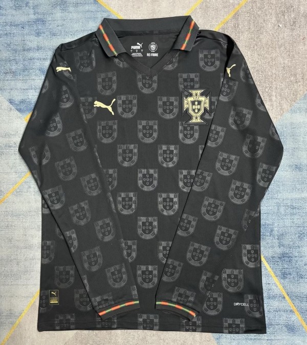 25-26 Portugal Special Edition Long Sleeve Fans Soccer Jersey