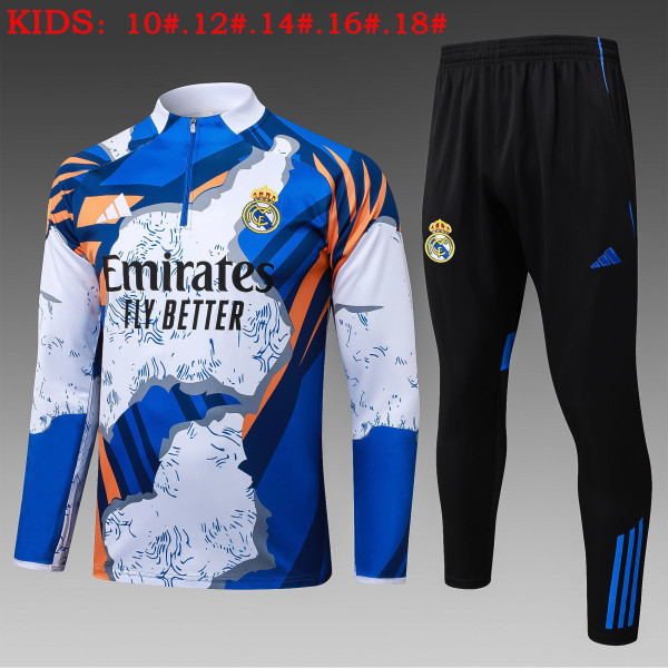 25-26 RMA High Quality Kids Half Pull Tracksuit