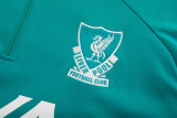 25-26 Liverpool High Quality Kids Half Pull Tracksuit
