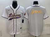 2025 MLB Los Angeles Lakers New Pattern Jersey