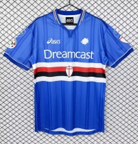 2000-2001 Sampdoria Home Retro Soccer Jersey
