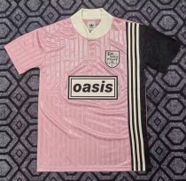 1996 AD Oasis Joint Edition Pink Retro Version Polo Short Sleeve