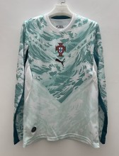 2026 Portugal Away Long Sleeve Fans Soccer Jersey（长袖）