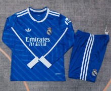 25-26 RMA Third Long Sleeve Kids Soccer Jersey (长袖)