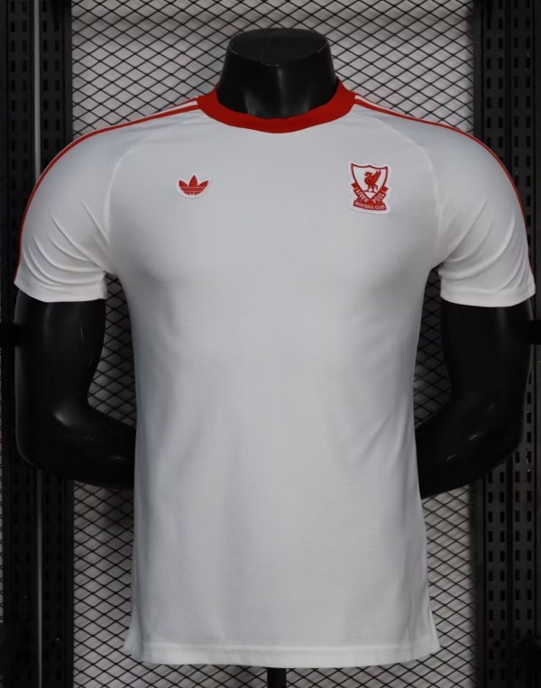 25-26 LIV White Special Edition Player Version Soccer Jersey