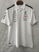 2026 F1 Benz New Pattern Short Sleeve Racing Suit