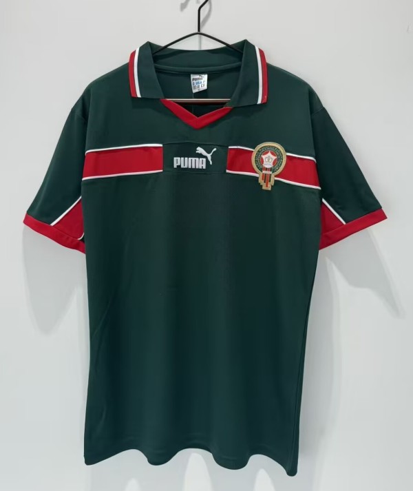 1998 Morocco Home Retro Soccer Jersey
