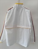 26-27 Spain White Embroidered Windbreaker Set（套装）