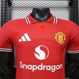 26-27 Man Utd Home Player Version Soccer Jersey