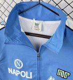 1988-1989 Napoli Blue Retro Windbreaker