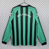 1994-1995 Wolfsburg Away Long Retro Soccer Jersey