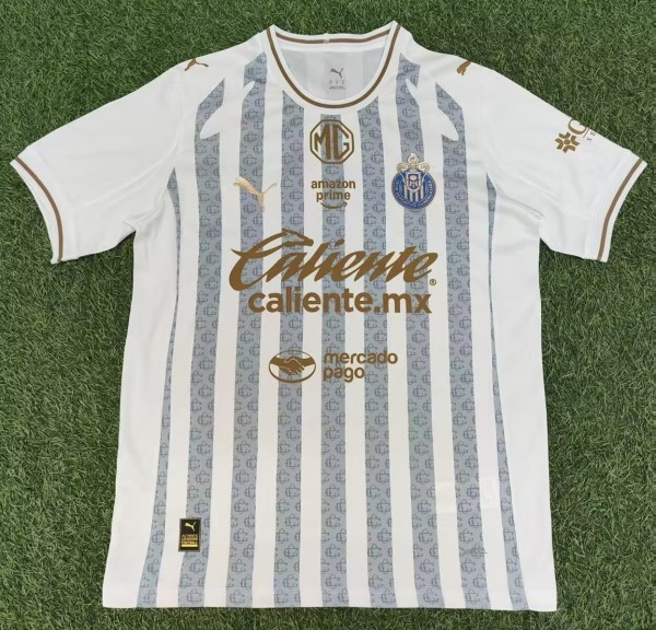 26-27 Chivas White Special Edition Fans Soccer Jersey