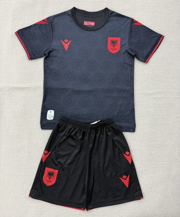 2026 Albania Third Kids Soccer Jersey