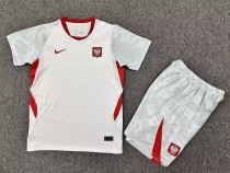 2026 Poland Home Kids Soccer Jersey 2026 Poland Home Kids Soccer Jersey