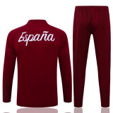 26-27 Spain High Quality Half Pull Tracksuit