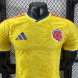 2026 Colombia Home Player Version Soccer Jersey