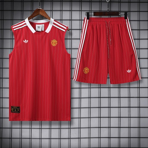 26-27 Man Utd High Quality Tank Top And Shorts Suit