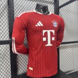 26-27 Bayern Home Long Sleeve Player Version Soccer Jersey (长袖球员)