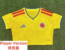 2026 Colombia Home Women Player Version Cheerleading Short-sleeved (女)