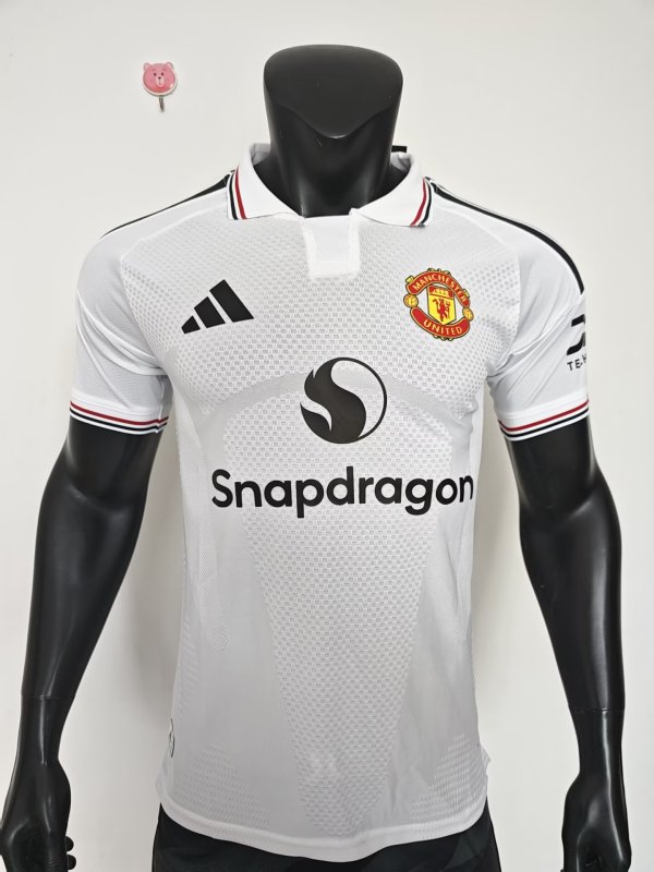 26-27 Man Utd White Special Edition Player Version Soccer Jersey
