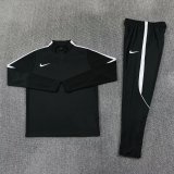 2026 NK Black violet Half Pull Tracksuit
