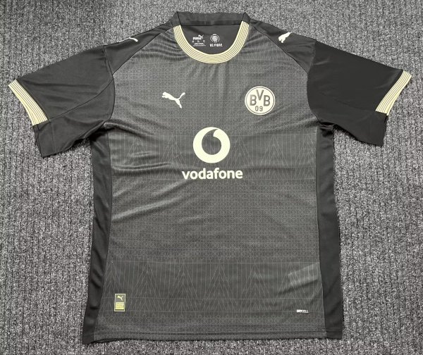 26-27 Dortmund Black Special Edition Fans Soccer Jersey
