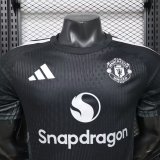 26-27 Man Utd Black Goalkeeper Player Version Soccer Jersey